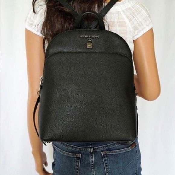 Michael Kors Black Leather Backpack main image 8
